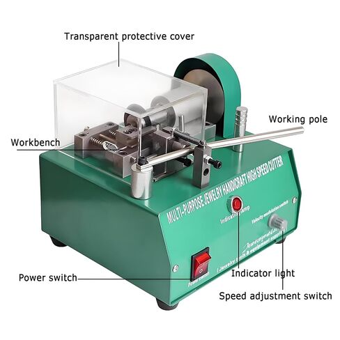 Silver/Copper Jewelry Line Cutting, Mini Motorized Lathe Machine, Adjustable Speed, Thin Tube/Bracelet Cutting Tool, for Jewelry Processing in Kuwait
