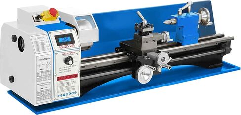 9"x30" Benchtop Metal Lathe, 1100W Variable Speed 0-2500 RPM Mini Lathe, Precision Metal Turning Lathe with 3-Jaw Chuck, Gears & Tool Box for DIY Metalworking Projects in Kuwait