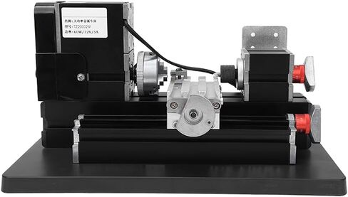 Garosa Metal Lathe Mini Metal Lathe 60W 12000RPM 0.07mm Accuracy for Wood Plastic Soft Processing Hobby DIY Workshop Users in Kuwait