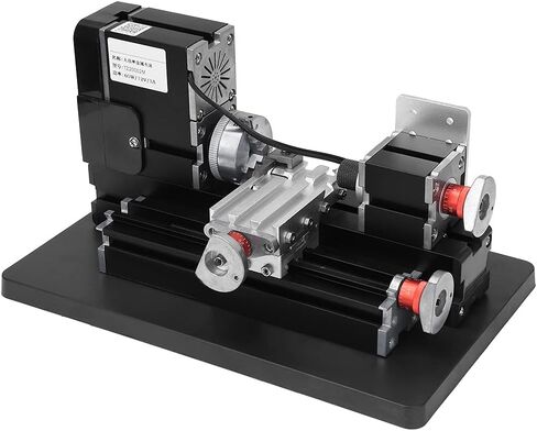 Garosa Metal Lathe Mini Metal Lathe 60W 12000RPM 0.07mm Accuracy for Wood Plastic Soft Processing Hobby DIY Workshop Users in Kuwait