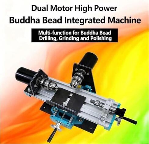 Precision DIY Wood Beads Bench Drill, 400W 7-Speed Micro Metal Lathe Machine for Jewelry Making, High-Speed Small Parts Crafting, Turning & Polishing Desktop Hobbyist Tool in Kuwait