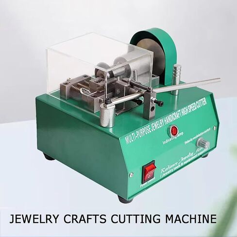 Jewelry Cutting Motorized Lathe Machine, Adjustable Speed,for Tube and Bracelet Cutting, for Jewelry Making and Metal Projects in Kuwait