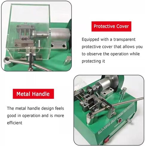 Jewelry Cutting Motorized Lathe Machine, Adjustable Speed,for Tube and Bracelet Cutting, for Jewelry Making and Metal Projects in Kuwait