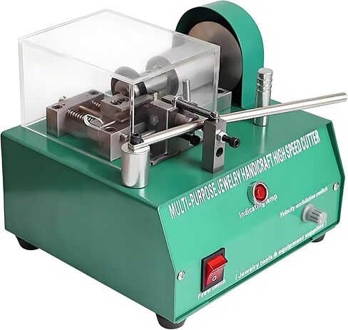 Silver/Copper Jewelry Line Cutting, Mini Motorized Lathe Machine, Adjustable Speed, Thin Tube/Bracelet Cutting Tool, for Metal Projects in Kuwait