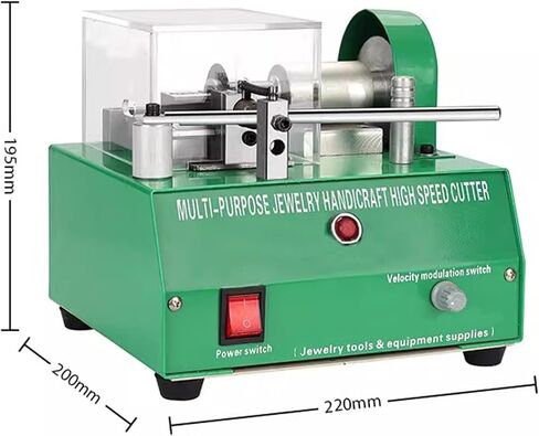 Silver/Copper Jewelry Line Cutting, Mini Motorized Lathe Machine, Adjustable Speed, Thin Tube/Bracelet Cutting Tool, for Metal Projects in Kuwait