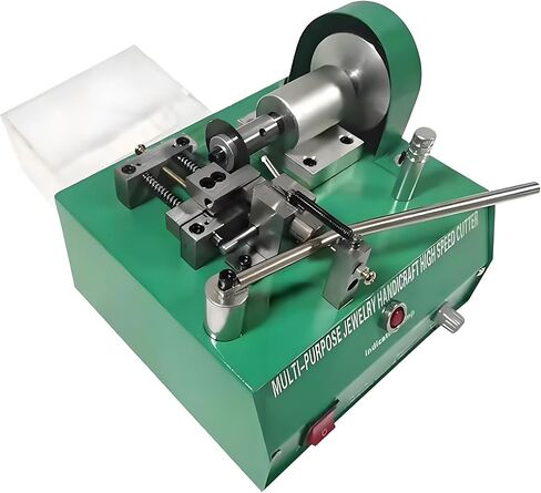 Silver/Copper Jewelry Line Cutting, Mini Motorized Lathe Machine, Adjustable Speed, Thin Tube/Bracelet Cutting Tool, for Metal Projects in Kuwait