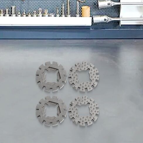 4Pcs Oscillating Saw Blade Adapter 1 Inch Shank for multi for Power Tool Converter Oxidation-Resisting Steel Grey for Multimaster Accessories Woodworking DIY Cutting Supplies in Kuwait