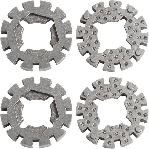 4Pcs Oscillating Saw Blade Adapter 1 Inch Shank for multi for Power Tool Converter Oxidation-Resisting Steel Grey for Multimaster Accessories Woodworking DIY Cutting Supplies in Kuwait