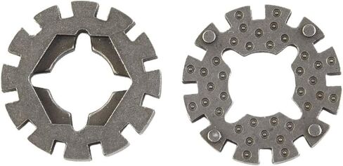 2Pcs Oscillating Saw Blade Adapter, Oxidation-Resisting Steel Shank Converter for Multi-Tool Saws, 25mm Diameter, Grey, Woodworking DIY Accessories in Kuwait