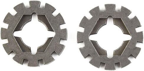 2Pcs Oscillating Saw Blade Adapter, Oxidation-Resisting Steel Shank Converter for Multi-Tool Saws, 25mm Diameter, Grey, Woodworking DIY Accessories in Kuwait