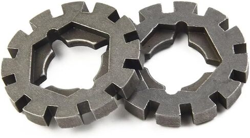 2Pcs Oscillating Saw Blade Adapter, Oxidation-Resisting Steel Shank Converter for Multi-Tool Saws, 25mm Diameter, Grey, Woodworking DIY Accessories in Kuwait