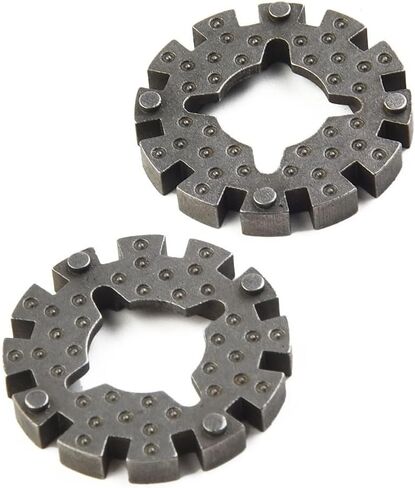 2Pcs Oscillating Saw Blade Adapter, Oxidation-Resisting Steel Shank Converter for Multi-Tool Saws, 25mm Diameter, Grey, Woodworking DIY Accessories in Kuwait