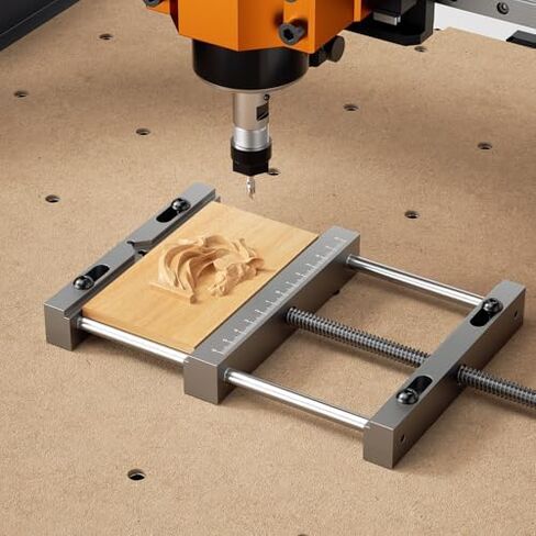 Artsian 01 CNC Router Machine, Spindle Motor 500W with Power Control Box, Aluminum Bench Vise Clamp in Kuwait