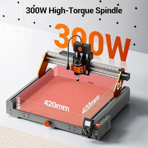 Artsian 01 CNC Router Machine 300W, Aluminum Bench Vise Clamp, for Uniquely Shaped Woodworking and Metalworking Milling Projects in Kuwait