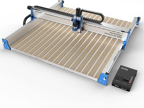 SainSmart Genmitsu PROVerXL 4x4 CNC Machine, Support Dual Z-Axis, Closed-loop Stepper Motor, Ball Screw Drive System, Large Milling Area for Wood Metal Carving, Work Area 51.18'' x 51.18'' x 4.72'' in Kuwait