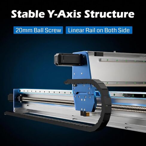 SainSmart Genmitsu PROVerXL 4x4 CNC Machine, Support Dual Z-Axis, Closed-loop Stepper Motor, Ball Screw Drive System, Large Milling Area for Wood Metal Carving, Work Area 51.18'' x 51.18'' x 4.72'' in Kuwait