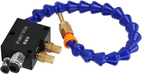 Jeanoko Mist Coolant Lubrication Spray System, S-BPV-03 Coolant Sprayer 0.1MPa-0.8MPa for Tapping Machines Metal Cutting Engraving Cooling Sprayer Machine Air Pipe CNC Lathe Milling Drill in Kuwait