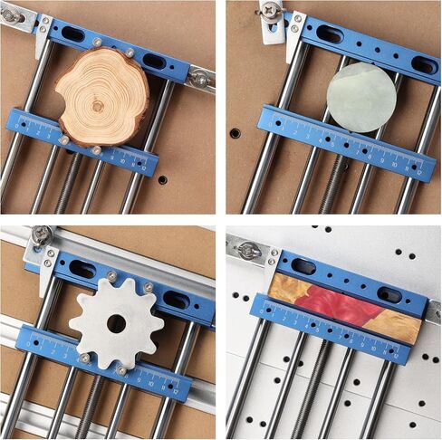 Genmitsu 3030-PROVer Ultra CNC Router Machine for Metal + Upgrade Aluminum Bench Vise Clamp, Size 9.4" x 6.6" x 1.6", Clamping Range 0-5.7" in Kuwait