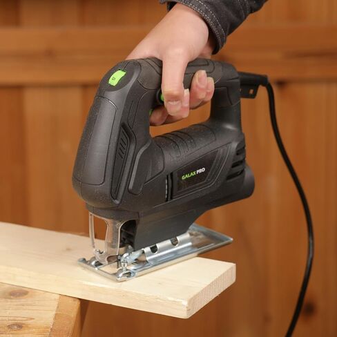 GALAX PRO 4.5Amp Jig Saw, Variable Speed ​​3000 RPM for Wood Cutting | 6-Speed Settings,Electric Jigsaw with LED Light, Adjustable Bevel Angle ±45° in Kuwait