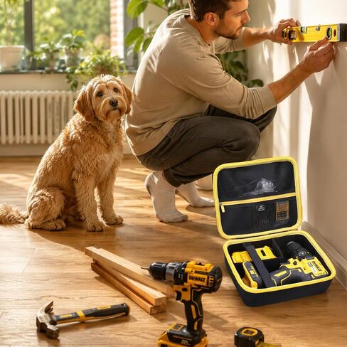 Aproca Case Compatible with DEWALT 20V MAX Cordless Drill Driver Set, Portable Hard Storage Bag for Accessories (Case Only) in Kuwait