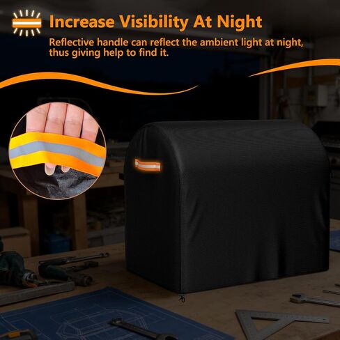 Bench Grinder Cover, Fits Most 8 Inch Bench Grinders, Waterproof Heavy Duty Oxford Grinder Machine Cover, Compatible with DEWALT, WEN, VEVOR, BUCKTOOL, 19"L x 12.5"W x 15"H in Kuwait