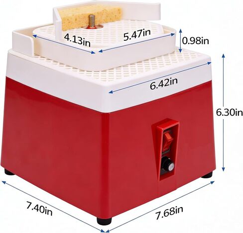 Stained Glass Grinder Machine 110V 65W,Stained Glass Making Tools Glass Diamond Ceramics Art Glass DIY Bench Grinder Tool Machine with 2PCS Grinder Bits 4200r/min in Kuwait