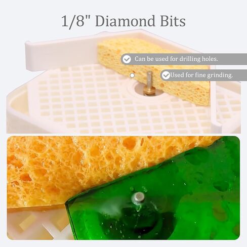 Stained Glass Grinder Machine 110V 65W,Stained Glass Making Tools Glass Diamond Ceramics Art Glass DIY Bench Grinder Tool Machine with 2PCS Grinder Bits 4200r/min in Kuwait