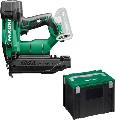 HIKOKI Battery Pin Nailer (0°), NT1850DA (18 V, Pin Head Diameter: 1.9 mm, Pen Type: SK Pen (18 Ga), Drive-in Item: 2.5 Pieces per Second, Pens per Charge (Approx.): 1,500 Pieces) Box Contents: All in Kuwait