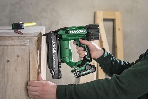 HIKOKI Battery Pin Nailer (0°), NT1850DA (18 V, Pin Head Diameter: 1.9 mm, Pen Type: SK Pen (18 Ga), Drive-in Item: 2.5 Pieces per Second, Pens per Charge (Approx.): 1,500 Pieces) Box Contents: All in Kuwait