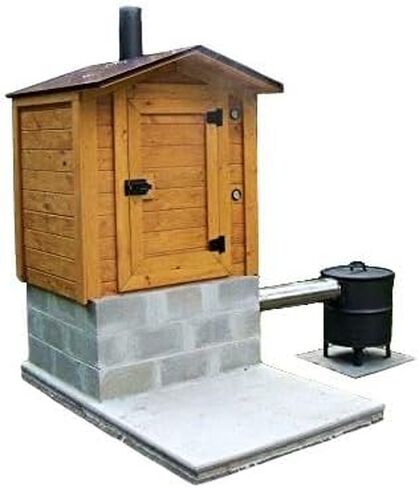 8' x 6' Smokehouse Building Plans - DIY Smoker Construction Blueprint in Kuwait