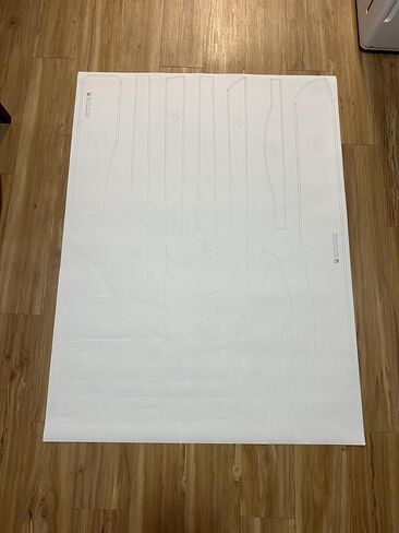 Island Crown Adirondack Chair Project Plan with Easy-to-Follow Instruction Booklet and Full Size Paper Templates, DIY Woodworking Blueprint, Made in USA in Kuwait