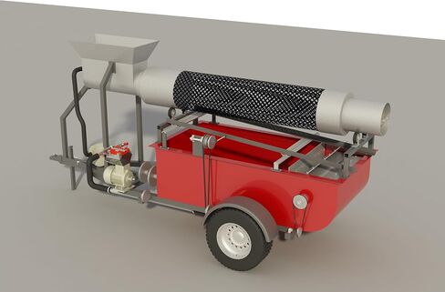 9' Gold Mining Trommel Plans - Trailer Mounted Prospecting Equipment in Kuwait