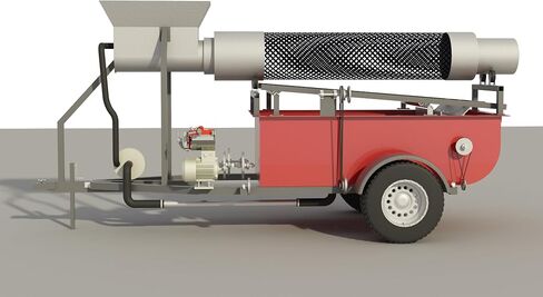 9' Gold Mining Trommel Plans - Trailer Mounted Prospecting Equipment in Kuwait