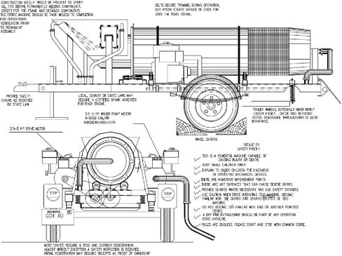 9' Gold Mining Trommel Plans - Trailer Mounted Prospecting Equipment in Kuwait