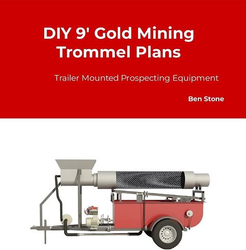 9' Gold Mining Trommel Plans - Trailer Mounted Prospecting Equipment in Kuwait