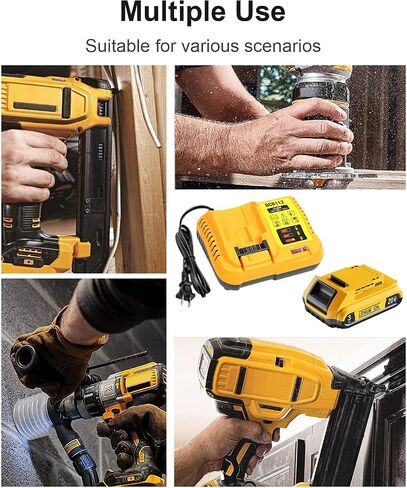 TeenPower Upgraded 3Ah 20V Replacement for Dewalt 20V Max Battery with DCB112 Charger 12/20V Charger in Kuwait