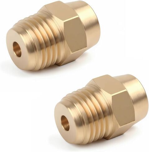 Air Compressor Cold Start Valve 1/4 NPT, Brass 25 PSI 1.7 BAR, 2-Pack | Easy Cold Starts — Bleeds head pressure, motor spins free before load hits in Kuwait