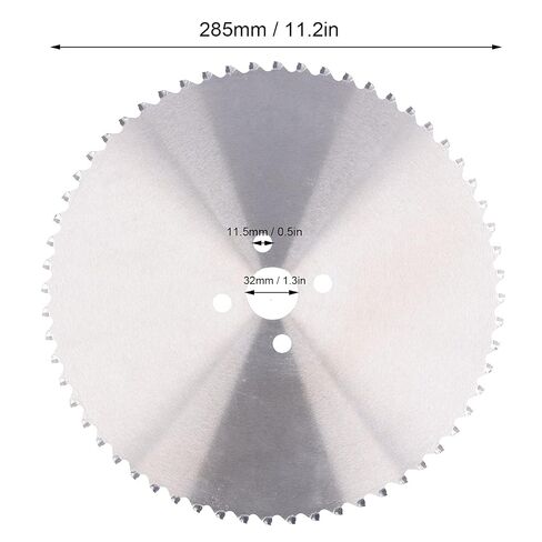 Carbide Square Tooth Saw Blade 285x32x2.0x60T, for Woodworking Grooving Solid Wood Board, Particle Board, with Table Saw Cutting in Kuwait