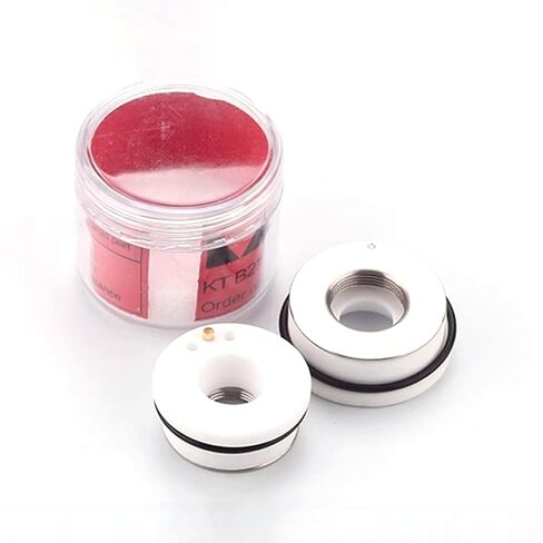 2Pcs Laser Cutting Ceramic Rings D32mm for Precitec WXS HANS Raytools Fiber Laser Cutting Machine Head,Nozzle Holder Parts in Kuwait