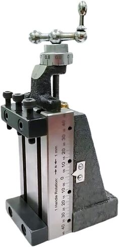 MachEl Mini Vertical Milling Slide with Z-Type Angle Plate – Precision Direct-Fit Attachment for Mini Lathe Machines, Includes Clamp in Kuwait
