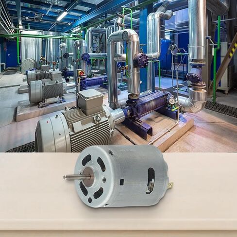 DC12V 19800RPM Carbon Brush Motor Compatible with for MABUCHI RS-365SV-1870 High Stability Low Noise Electric Motor for Power Tools and DIY Projects Installation in Kuwait
