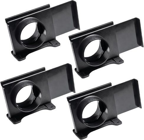POWERTEC 70358V 4 Inch Wall Mounting Blast Gate with Bracket, Threaded Dust Collection Fitting - 1 Pack in Kuwait