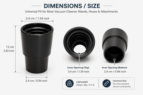 Replacement of Cen-Tec Systems. 1-1/4'' Crushproof Hose Cuff, Black, Soft #49005 in Kuwait