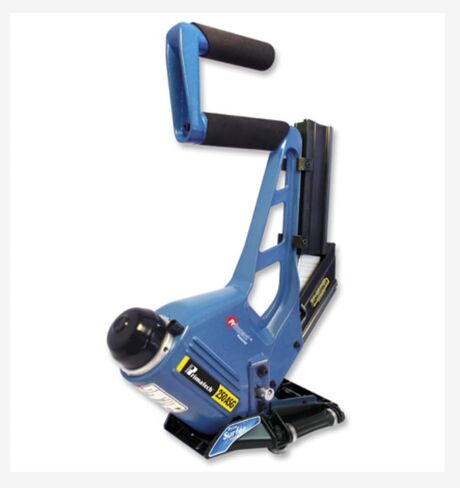 Primatech 250ASG Pneumatic Adjustable Flooring Stapler, 15.5 Gauge, 15 Inch Length, 12 lbs, for S-Lbo 230 Staple, High-Capacity Magazine On Roller in Kuwait