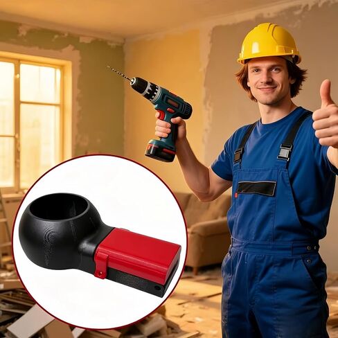 Reusable Drill Dust Collector and Debris Catcher with Guide for Electric Hammers and Power Drills Home Improvement Tool in Kuwait
