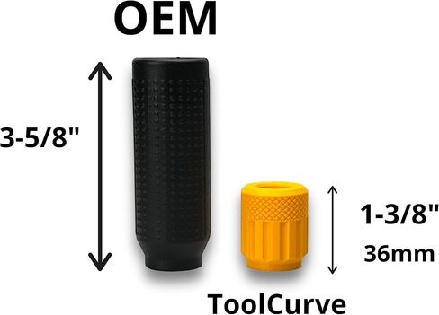 ToolCurve Stubby Knob Compatible with Dewalt DW735 Planer & DW735X (Plastic, Yellow) in Saudi Arabia