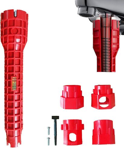 14 in 1 Faucet and Sink Wrench Multifunctional Basin Wrench Faucet Wrench for Tight Spaces Undermount Kitchen Bathroom Toilet in Kuwait