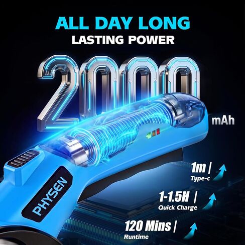 2000mAh Electric Box Cutter for Cardboard with 2 Blades, Cordless Electric Scissors with Safety Lock, Card Board Cutter with LED Light, for Carpet Fabric Carton Leather, 260 RPM in Kuwait