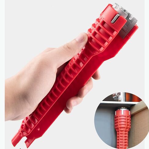 14 in 1 Faucet and Sink Wrench Multifunctional Basin Wrench Faucet Wrench for Tight Spaces Undermount Kitchen Bathroom Toilet in Kuwait