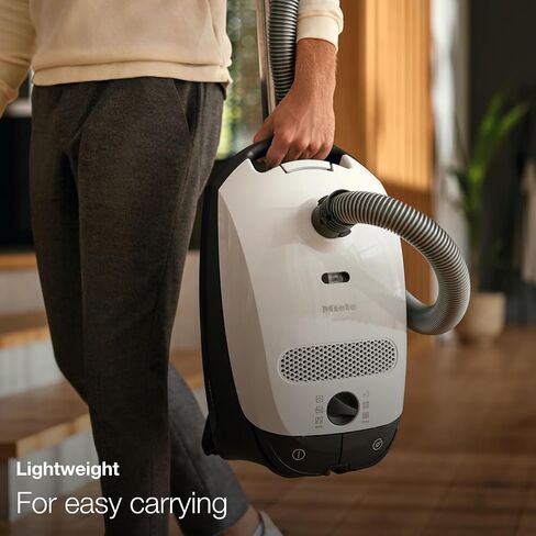 Miele Classic C1 Pure Suction Bagged Canister Vacuum, Graphite Grey - Portable, Household in Kuwait